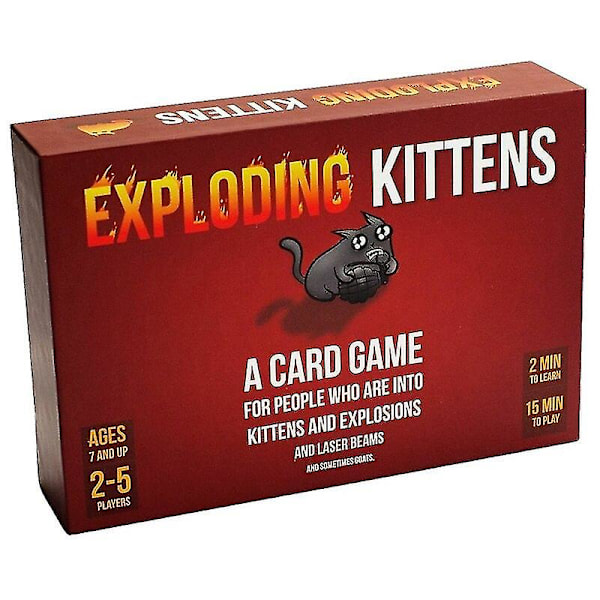 Du Har Fået Krebs Af Exploding Kittens Familiebordspil Sjovt Voksen Brætspil Legetøj Multiplayer Kortspil Julegave [DmS] 2 in 15