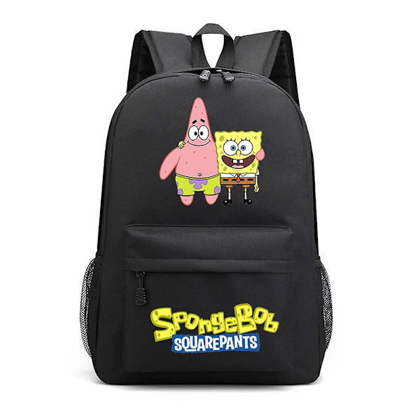 Spongebob Squarepants Patrick Star Ryggsäck Barn Barn Pojkar Flickor Skola Väska Resa Axel Remsäck B
