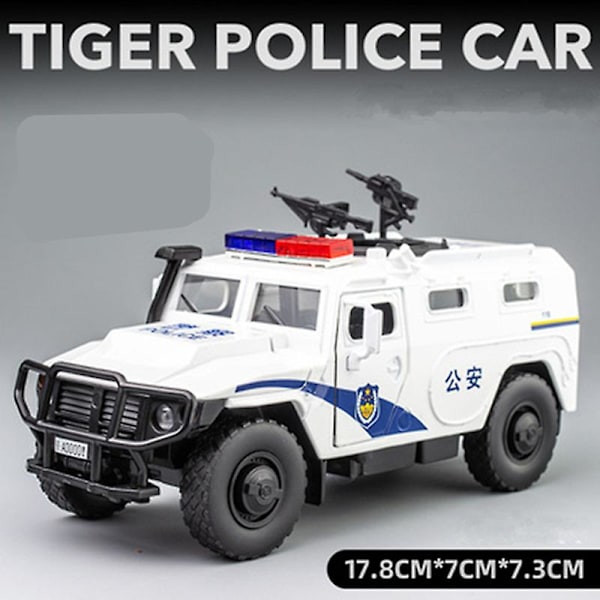 1:32 Spm 2 Rysk Modifierad Tiger Tiger Pansarbil Legering Simulering Militär Simulering Vpn Sion Verde Bilmodell Barnpresent Leksaker [DmS] White