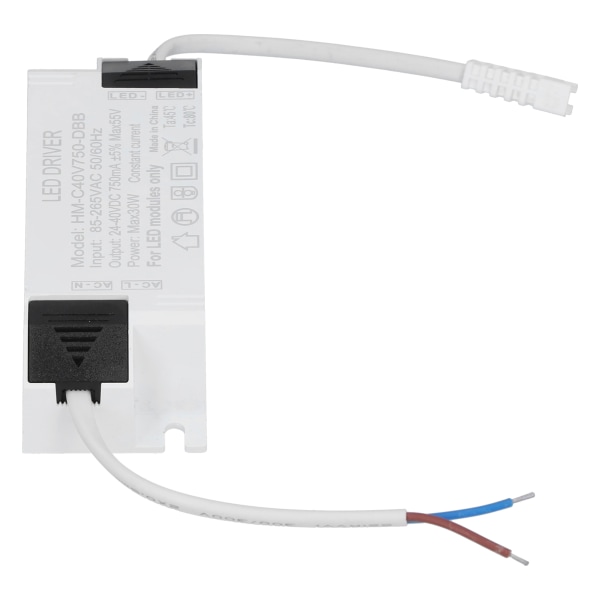 30W LED Driver Constant Current 750mA LED Light Transformer Input AC85‑265V Output DC24‑40V