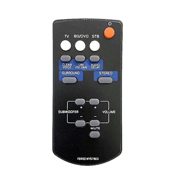 Fsr60 Wy57800 Fjernkontrollutskifting for Forsterker Yas101 Yas101bl -1010 Yas-101 Yas-101bl Wy57 [DB]