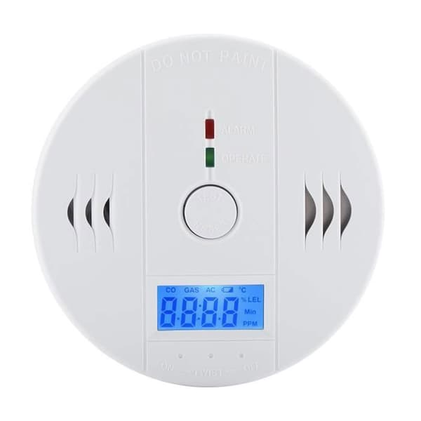 Kuliltealarm - AB074 - Kablet strømforsyning - LCD-skærm - 85 dB