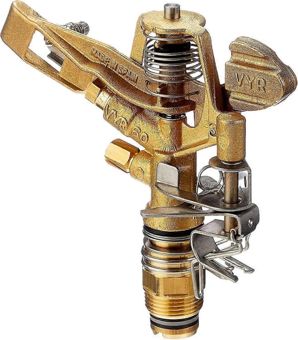 V60 Mässing Sektor Cirkel Sprinkler Med 3/4\" Hankoppling