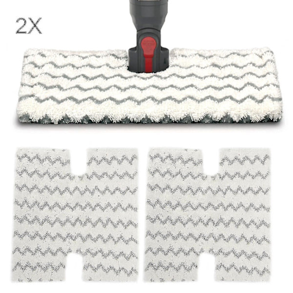 2 kpl Vaihtoehtoiset Shark-pehmusteet Steam S6001 S6003 Flip Steam Mop -pehmusteille