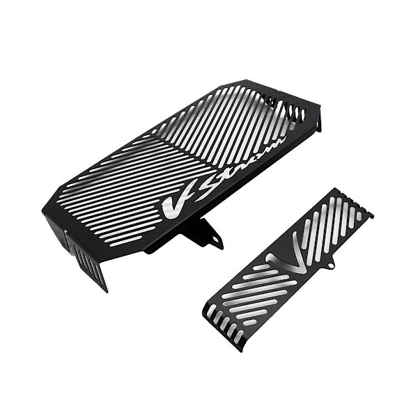 Motorsykkel Radiator Grillbeskytter Deksel For V-strom 650 Dl650 2004-2010 Vann Tank Nett Coo Black