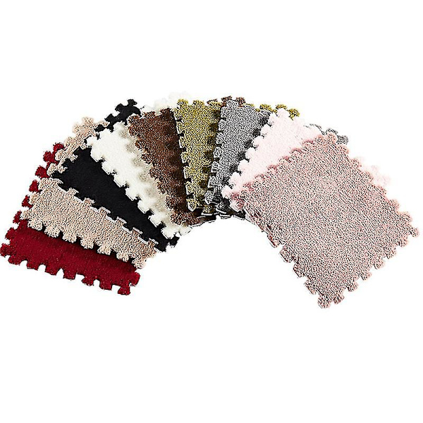 30 cm:n lämmin ja pehmeä EVA-vaahtomatto, lattialaatta, palapelimatto Beige