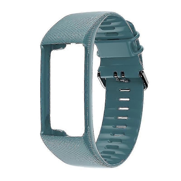 2023 Nytt Ersättningsarmband Mjukt Silikon Armband Smart Sportklocka Rem för Polar A360 A370 Rock Green