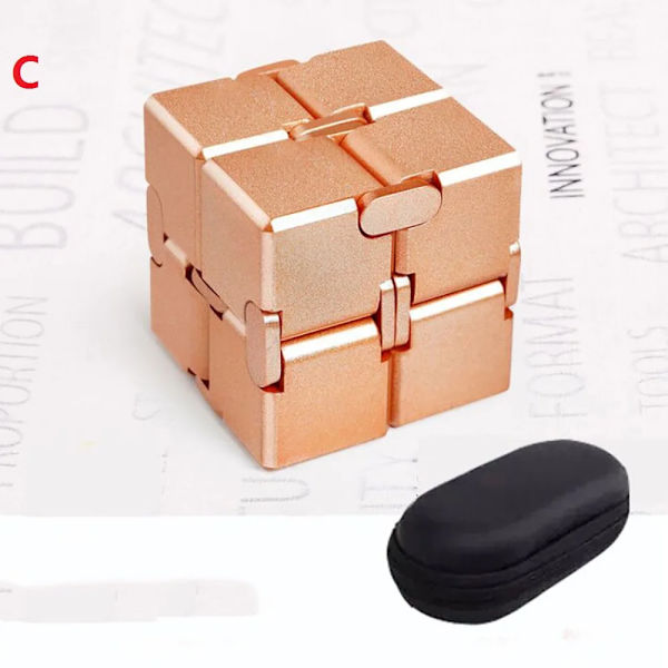 Magic Cube Stress relief Infinity Cube Bärbara pedagogiska leksaker Dekomprimerar Avslappningsleksaker för barn Vuxna Födelsedagspresent C