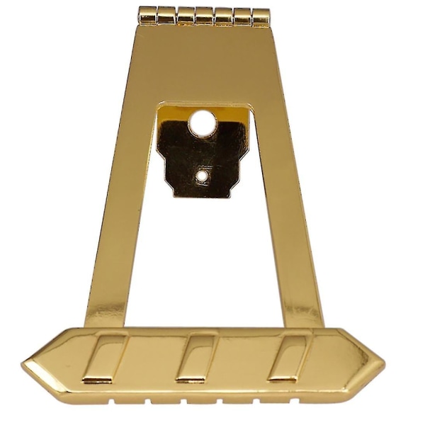 Gitarr 6 Strängar Jazz Archtop Trapeze Tailpiece Bro Kompatibel Med Ihålig Semi Ihålig Gitarrdelar Guld