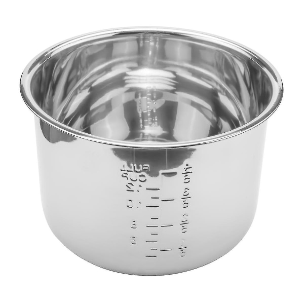 6l Trykkoker Inner Pot Ris Trykkoker Liner Rustfritt Stål Inner Pot Trykkoker L-k Silver