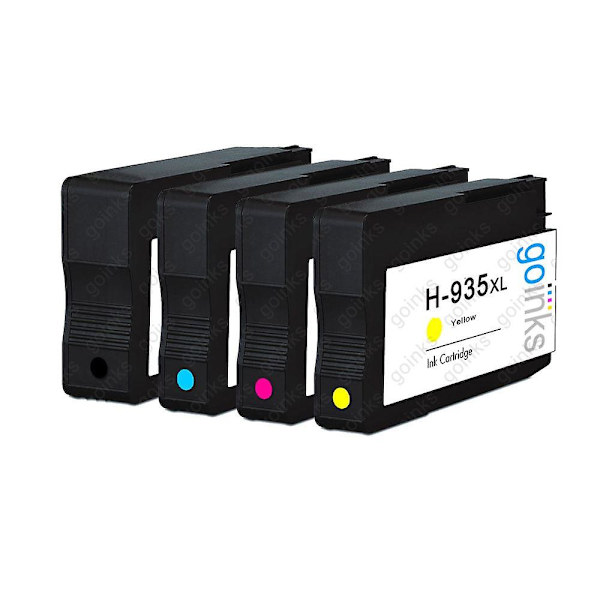 1 Kompatibelt sæt med 4 HP 934 & 935 (HP 934XL & 935XL) blækpatroner