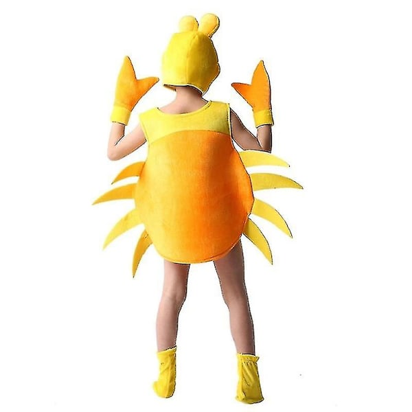 Lapsen Krabi-Hummeri-Kilpikonnan Merieläin Cosplay-Puku Halloween-Juhliin, Kouluesityksiin, Hyppyasu Pojille ja Tytöille, Eläinpuku Turtle 100cm