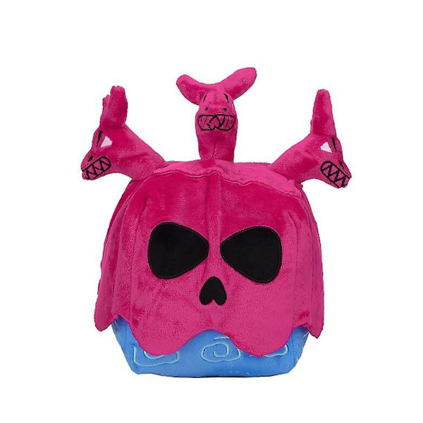 Blox Fruits Plyschleksak 2024, Mjuk PP Bomullsplyschkudde, 8” Kramplyschdjur, Present till Fans Barn DB Venom