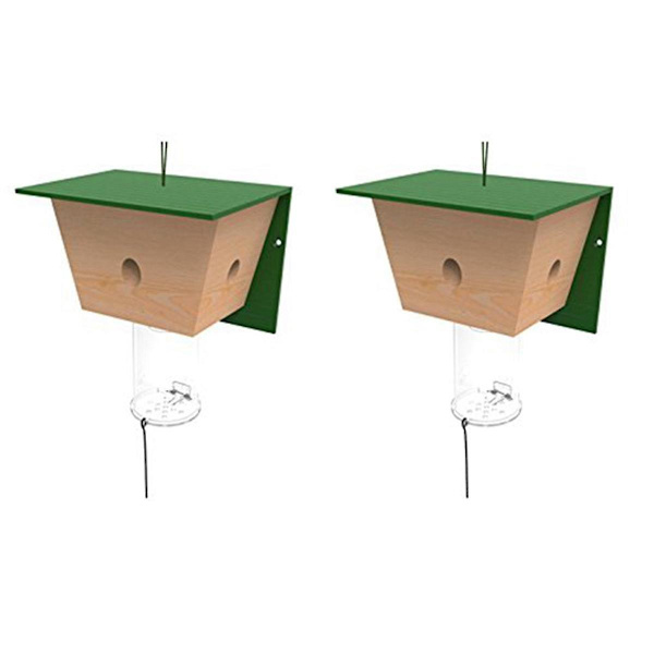 Fälla för snickarbin, Bästa träfälla för bin. 2-pack bifällor, Patio, Utomhus as shown