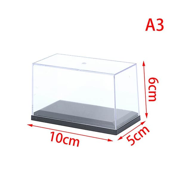 Akryl Displayboks Klar Støvfri Beskyttelse Til Figurmodeller A3 10*5*6 cm