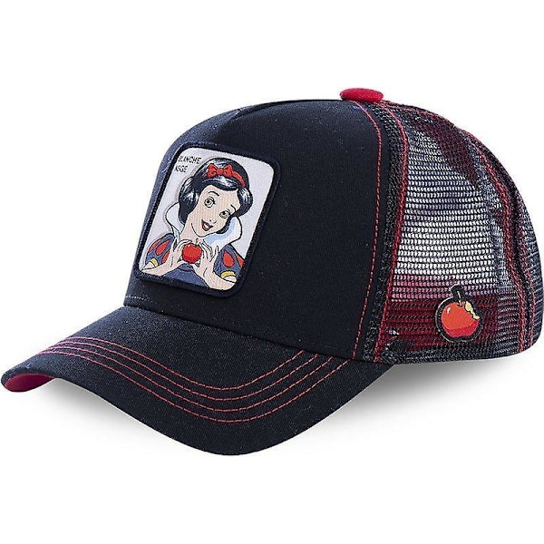 Mickey Snapback Cotton Baseball Cap & Dad Mesh / Trucker Hat SNOW WHITE