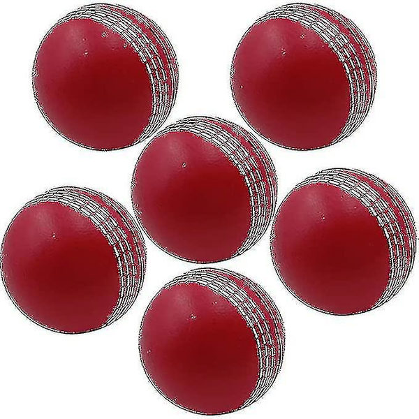 Cricketboll Cricketövning Mjuka Bollar Skumbollar Med Traditionella Sömmar Cricketträning & Träning Inomhus och Utomhus [DmS]