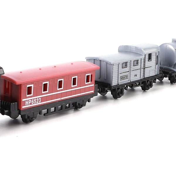 4 stk. Togmodel, Mini Tog Legetøj Træk Tilbage Damptog Model Sæt Assorterede Stilarter Klassisk Legering Tog Legetøj Til Børn (#1) [DmS]