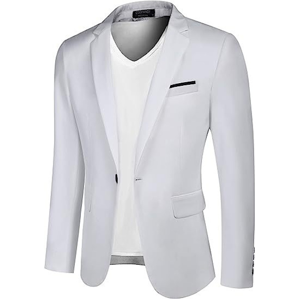 Mænds Regular Fit Athleisure Blazer Casual Suit M