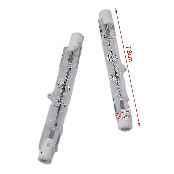 R7s 220v Halogen Pære 100w 200w Halogen Lampe 78mm Halogen Lys PæreBY 100W