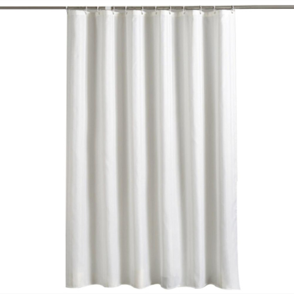 Hem ,Polyester Opak ,Yin och Yang Bar Smide  Tjockare För Badrum Med Hotellkvalitet,Vattenavvisande white W200 X H220