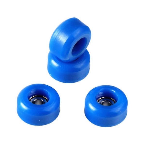 4 st/set Professionella Urethan CNC-lagerhjul för träfingerbräda Dark blue