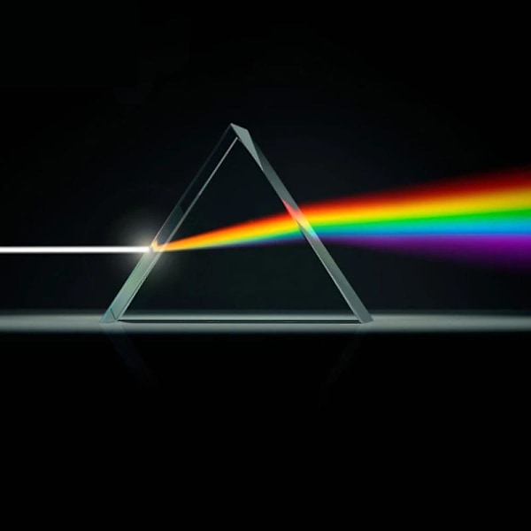 Barnens Fysik Ljus Spektrum Vetenskapsleksaker Glas Reflekterande Triangulär Färgprisma