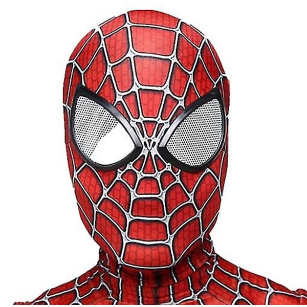 Raimi Spider-Man Børne- og Voksen Jumpsuit Cosplay Kostume Fest Gave Aldult L (170-180)