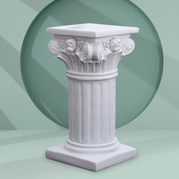 Romersk Søjle Statue Sockel Lysestager Stativ Skulptur Have Layout DecoBY L Square