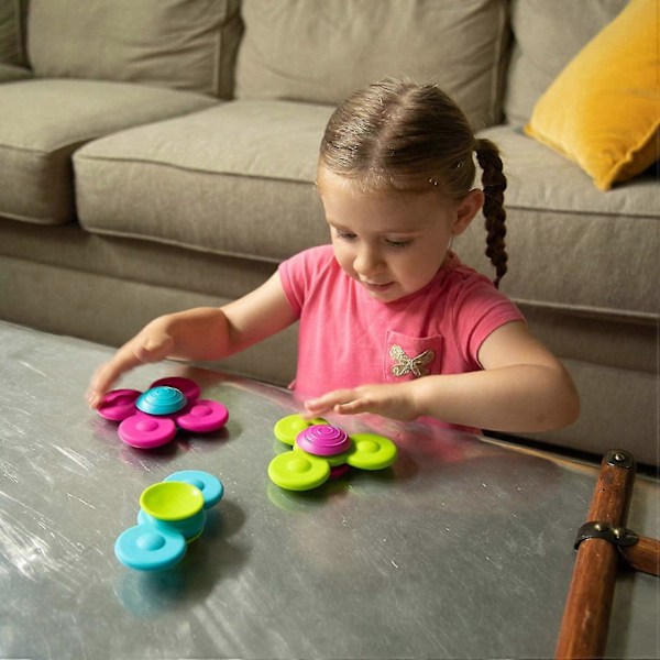 Fidget Spinners Sugpropp Snurrande Hand Spinner Fingertopp Multi Färg Barnleksak, Snurra