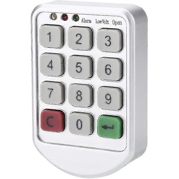 Elektronisk Intelligent Lösenordsknappsats Nummer Skåpdörr Kodlås Digital