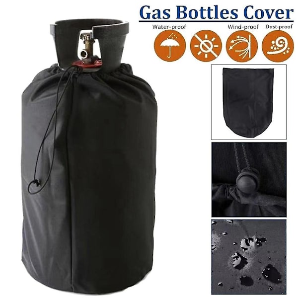 210D Oxfordduk Propantanköverdrag Utomhus Vattentätt Dammskydd Gasflaska Skydd Camping Gasspis Skyddande Överdrag