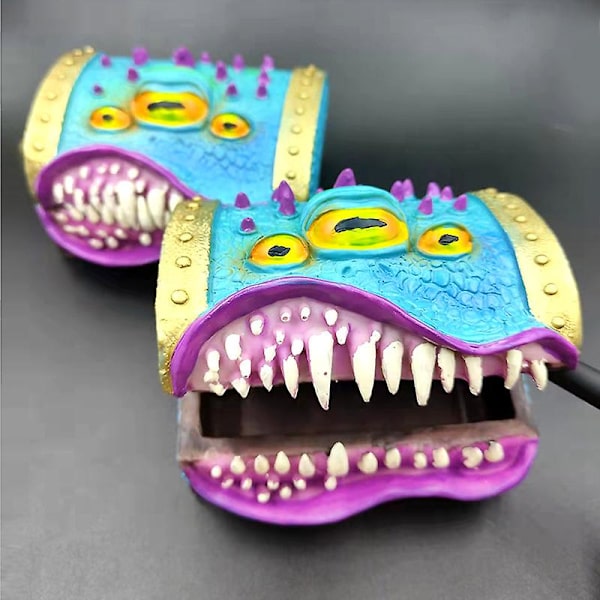 Mimic Bröst Dnd Rpg Tärningslåda Passar Polyhedrala Tärningar D&d Rollspel Bordsspel Pathfinder Heminredning  [DmS]