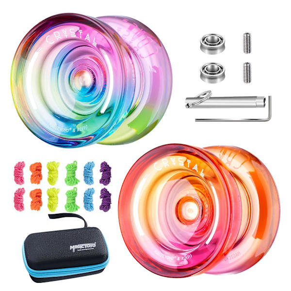 Magicyoyo Plastik Dobbelt Funktions Yo-yo K2 Crsytal Gradient Yoyo K2 Gradient Pack