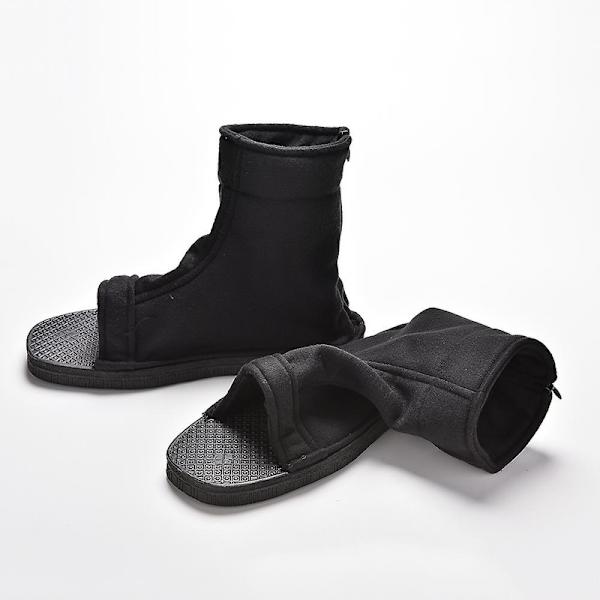 1 Par Ninja Sko Støvler Til Naruto Akatsuki Sort Cosplay 11 Størrelser [DmS] Black 35
