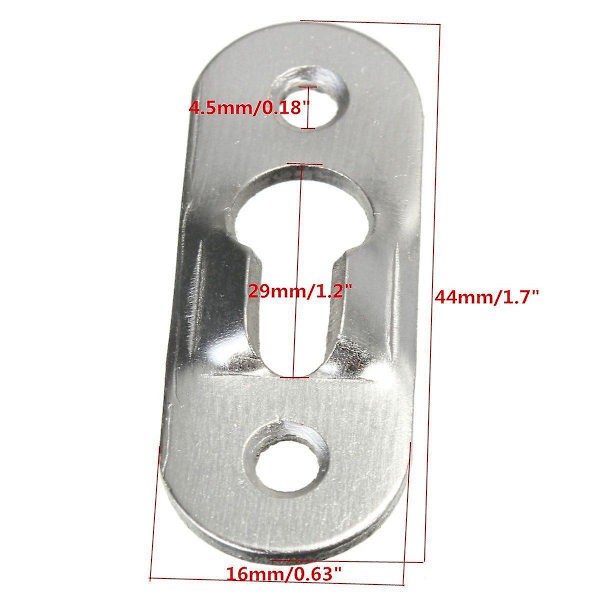 20 stk. 44 mm Metal Nøglehul Ophængningsbeslag Billede Foto Maleri Ophængningsbeslag