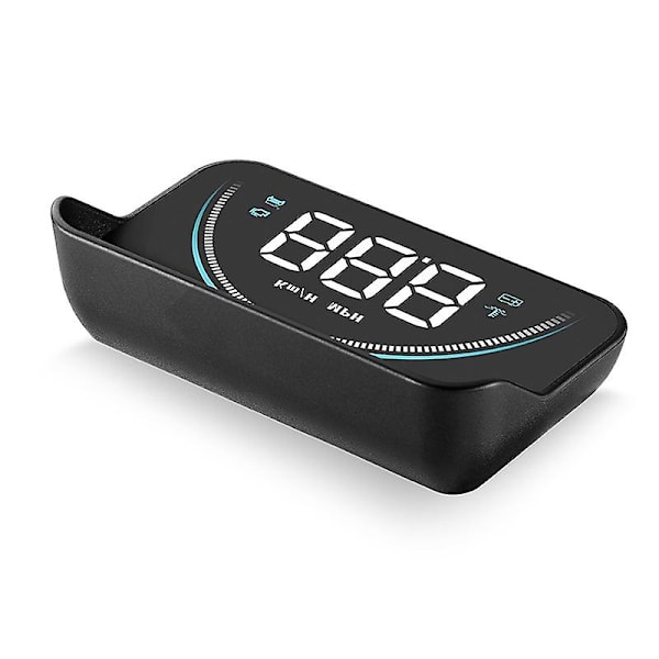 Head-up-display for bil med hastighetsmätare, Obd2, automatisk elektronisk varning för överhastighet, vindruteprojektor, larmsystem, tillbehör till bil (FMY)