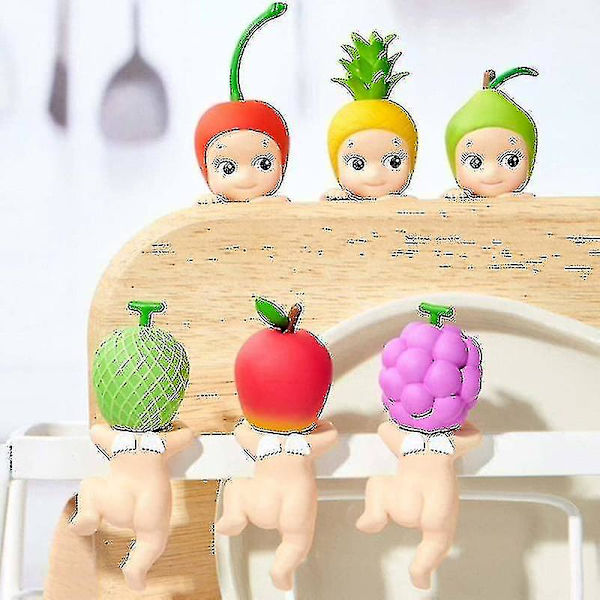 Kawaii Sonny Angel Hippers Harvest -nukke Kewpie söpö mini keräilynukke