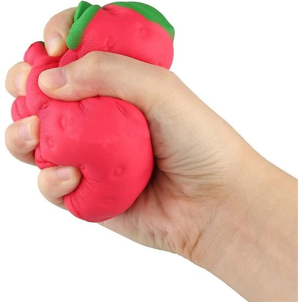 Långsamt Stigande Squishy Skiva Kawaii Squishy Jordgubbe Leksak Långsamt Stigande Handledsleksak 8cm (yu-b)  [DmS] 8CM