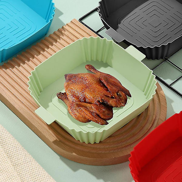Silikon Bageplade Airfryer Silikon Bageplade Køkkenudstyr Silikon Bageplade Høj Kvalitet Grey
