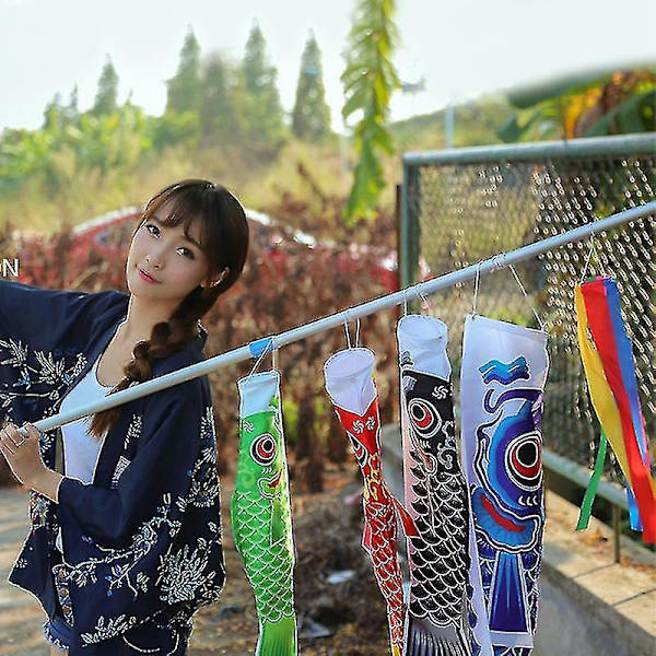 55cm 70cm 100cm 150cm Koi Nobori Karpevindesokk Koinobori Fargerik Fi 70cm Blue