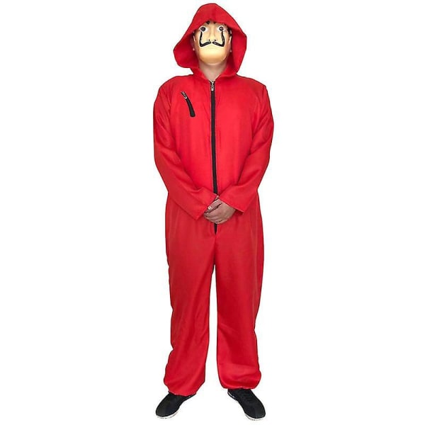 Lasten ja aikuisten Salvador Dalin La Casa De Papel Cosplay Halloween -asu Adult L