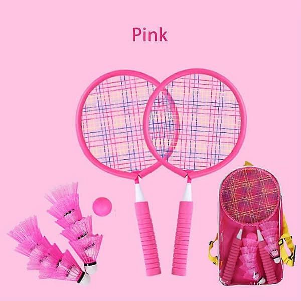 Badmintonsæt til børn, Mini badmintonsæt med 10 badmintonbolde til børn fra 2-12 år