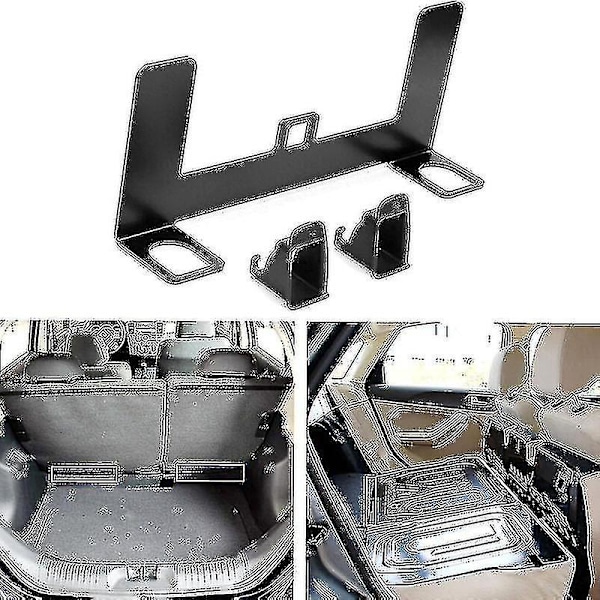 Universal Bilbarnstolsfäste Ankarfäste Kit För Isofix Bälteskontakt, Svart