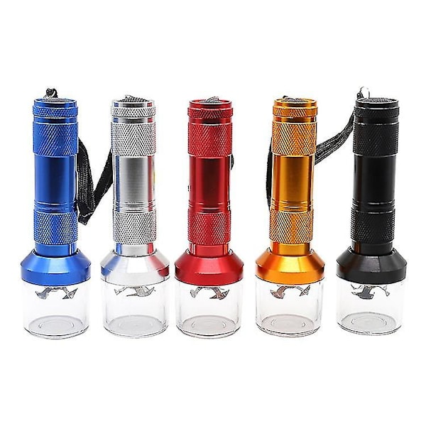 Kvarn Slipning Maskin Elektrisk Rök Kvarn Ört Krydda Kross Flashlight Form red