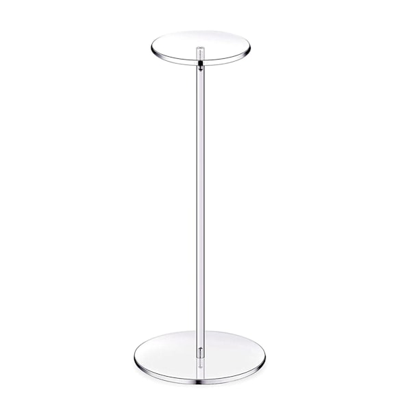 Akryl Pedestall Display Stativ Står Caps Hat Stativ Bordplate Parykk Display StativBY 35cm