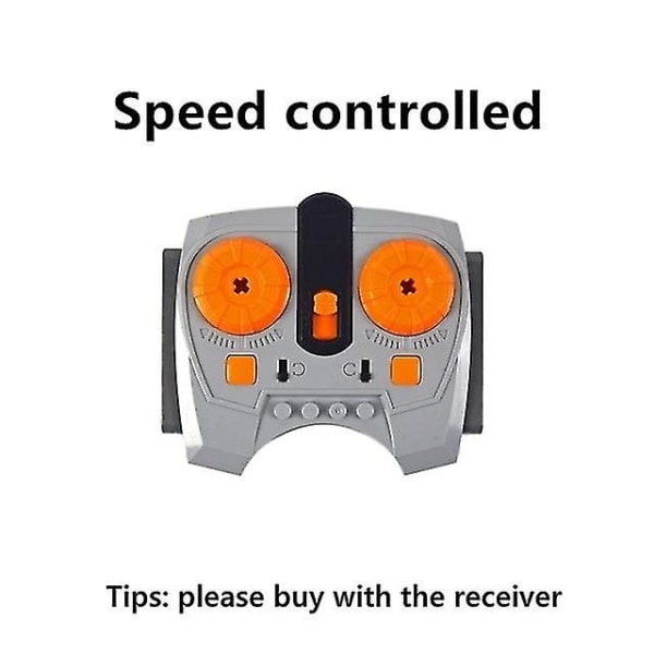 For Logo Tekniske Dele Motor Multi Power Funktioner Værktøj Servo Tog Model Sæt Byggeklodser Høj Kvalitet  [DmS] Speed Controlled