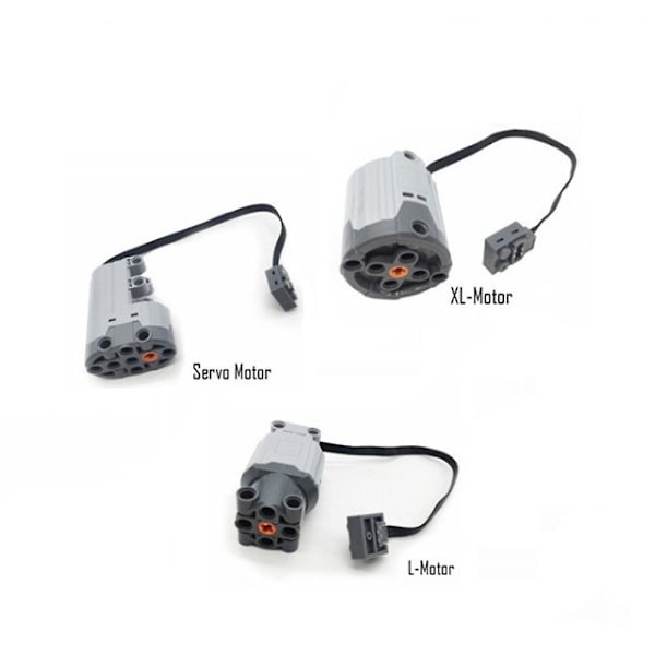 Tekniske deler Motor Byggekloss Motor Servo-Motor 88004 for Power Functions Elektrisk Samlet Byggekloss Leke (FMY)