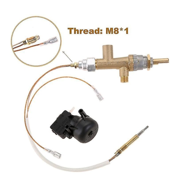 Gas Patio Varmeapparat Styreventil Termoelement Sensor Dump Switch Knappen Propane Lpg Bålplads Kontrol Sa-gBY Photo Color
