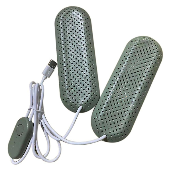 Skotork, bärbar USB-skotork intelligent timing deodorisering sko boot torkmaskin USB S Green